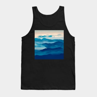 Blue Mountains and Mist Tank Top